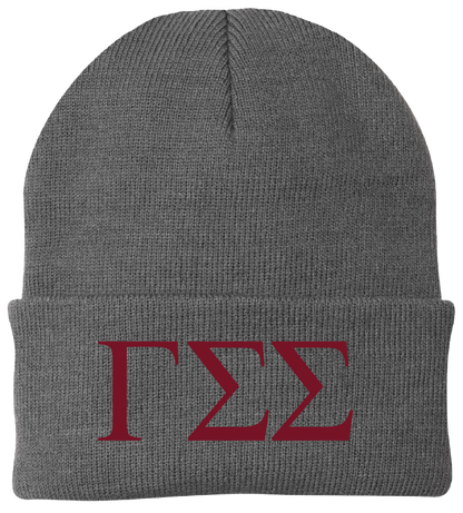 Gamma Sigma Sigma Lettered Beanies