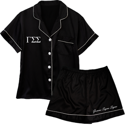 Gamma Sigma Sigma Embroidered Ladies' Pajama Sets