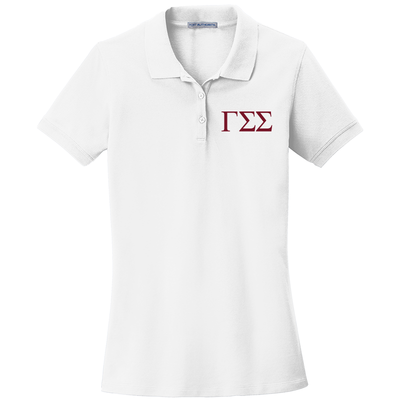 Gamma Sigma Sigma Ladies' Embroidered Polo Shirt