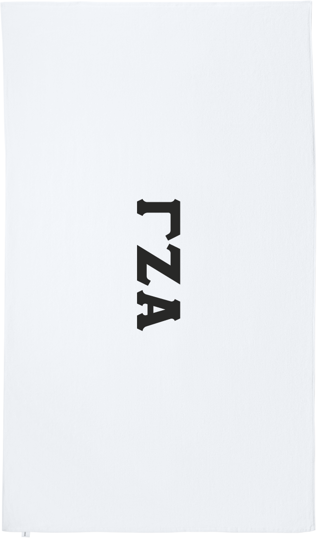 Gamma Zeta Alpha Lettered Beach Towels