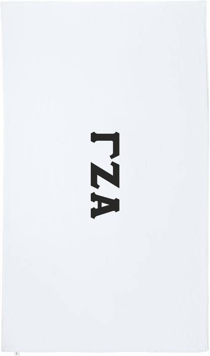 Gamma Zeta Alpha Lettered Beach Towels