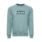 Alpha Tau Omega Applique Letters Crewneck Sweatshirt