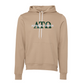 Alpha Tau Omega Applique Letters Hooded Sweatshirt