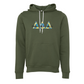 Delta Delta Delta Applique Letters Hooded Sweatshirt