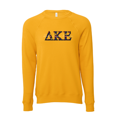 Delta Kappa Epsilon Applique Letters Crewneck Sweatshirt