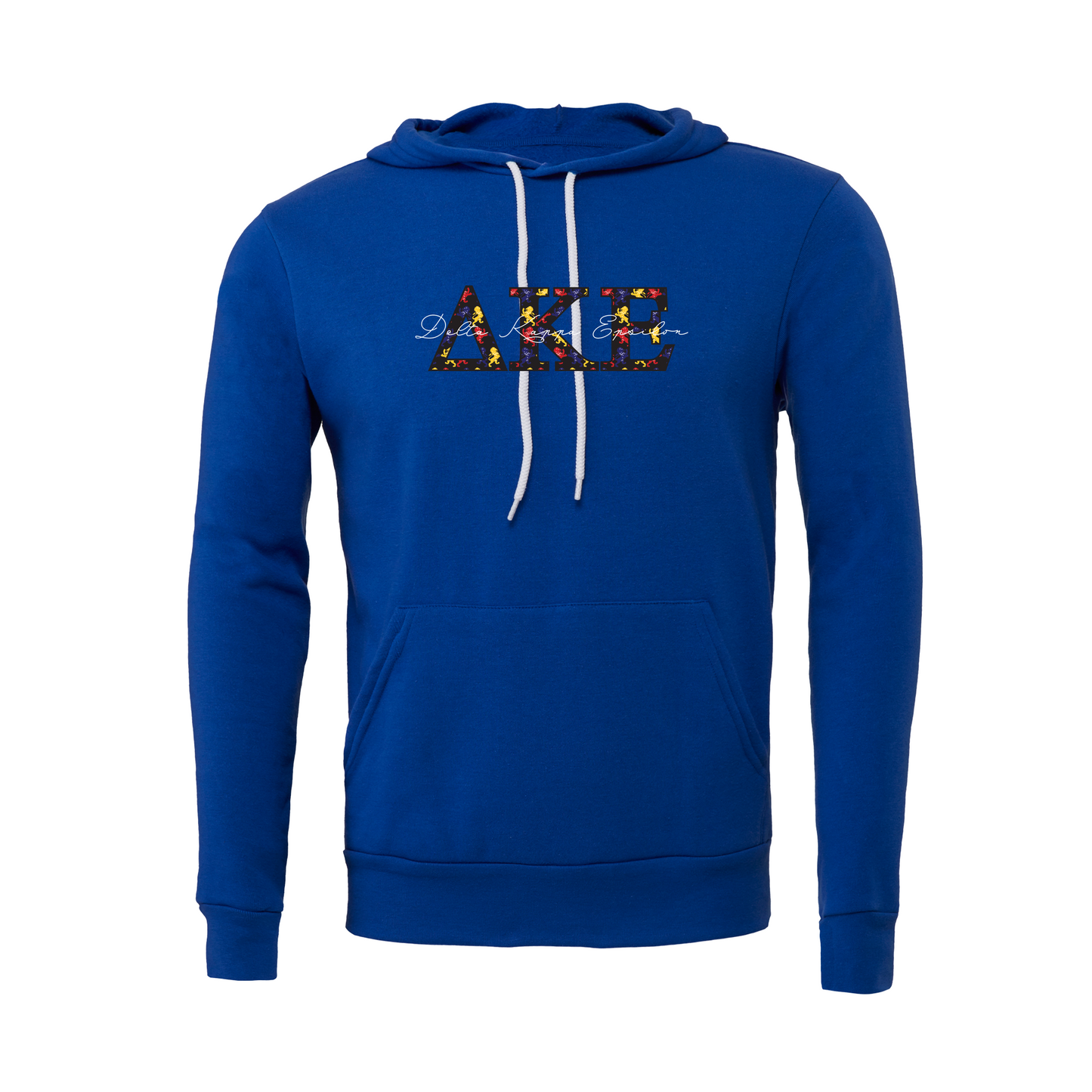 Delta Kappa Epsilon Applique Letters Hooded Sweatshirt