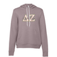 Delta Zeta Applique Letters Hooded Sweatshirt