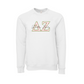 Delta Zeta Applique Letters Crewneck Sweatshirt