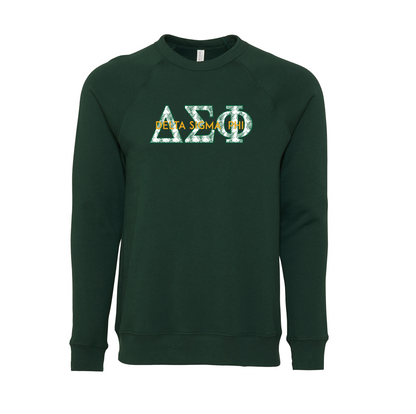 Delta Sigma Phi Applique Letters Crewneck Sweatshirt