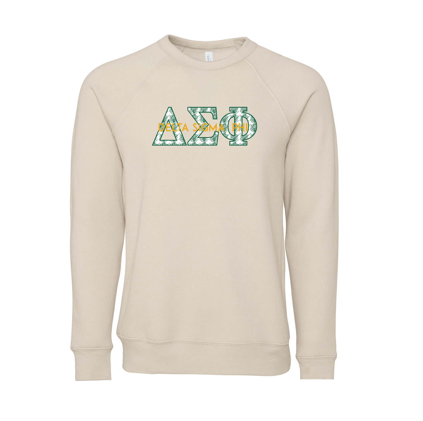 Delta Sigma Phi Applique Letters Crewneck Sweatshirt