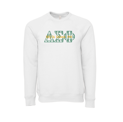 Delta Sigma Phi Applique Letters Crewneck Sweatshirt