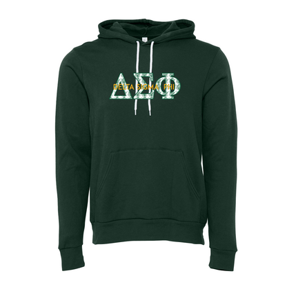 Delta Sigma Phi Applique Letters Hooded Sweatshirt