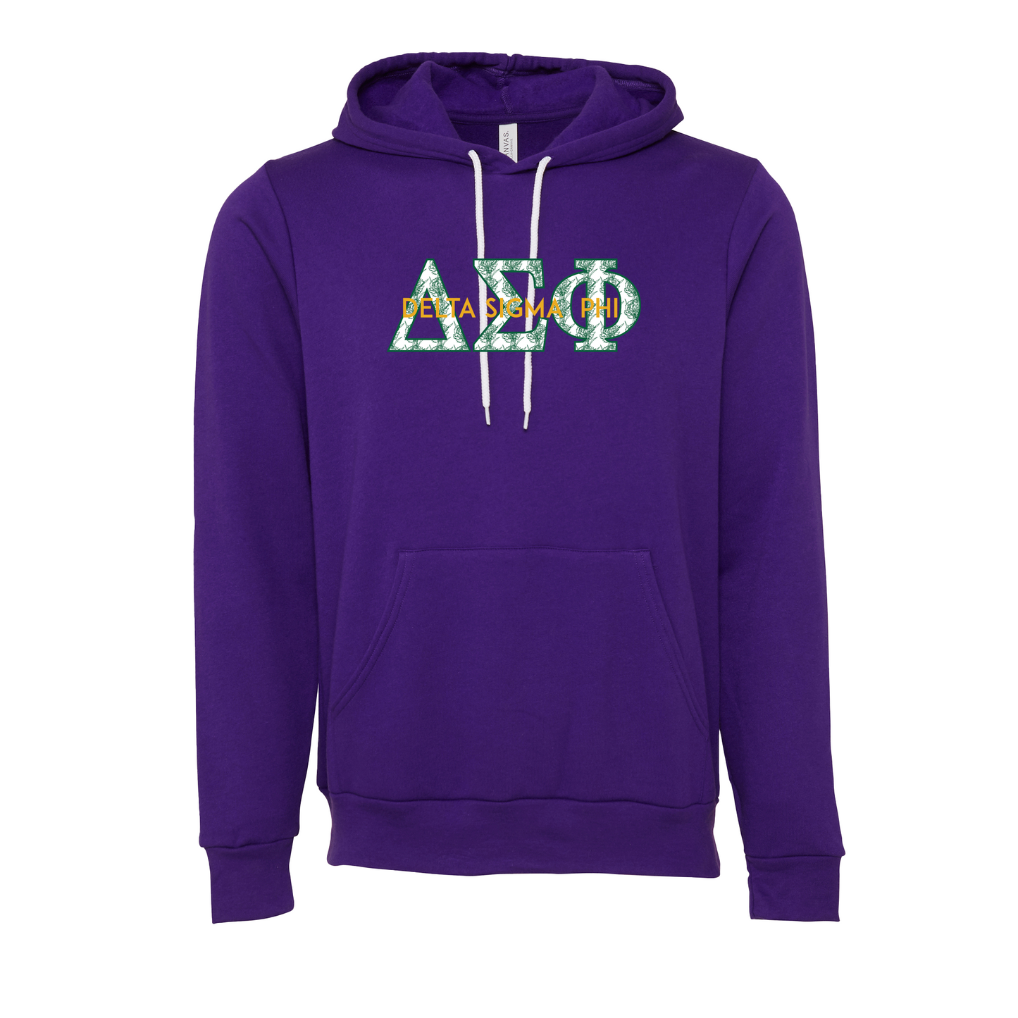 Delta Sigma Phi Applique Letters Hooded Sweatshirt