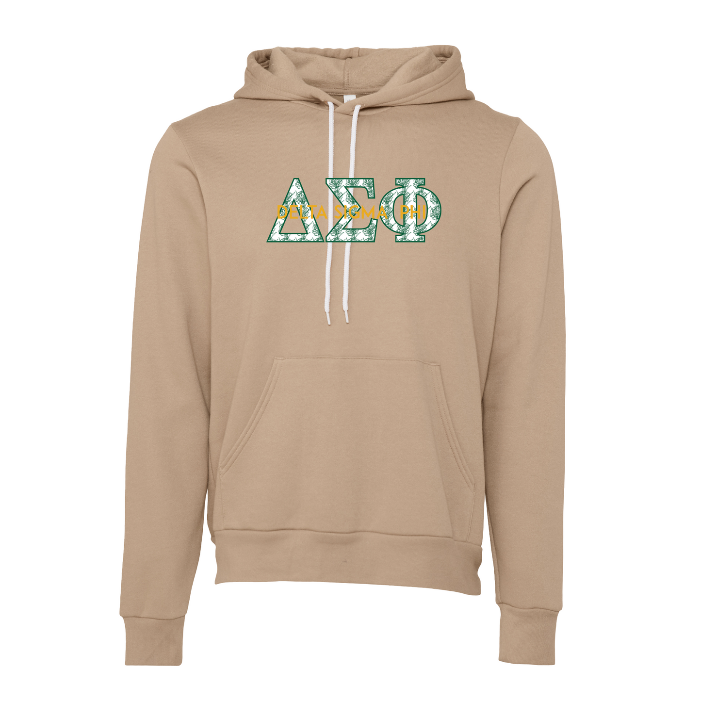 Delta Sigma Phi Applique Letters Hooded Sweatshirt