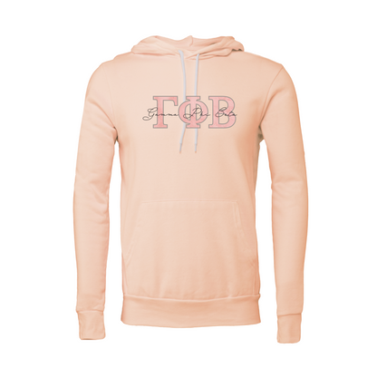 Gamma Phi Beta Applique Letters Hooded Sweatshirt