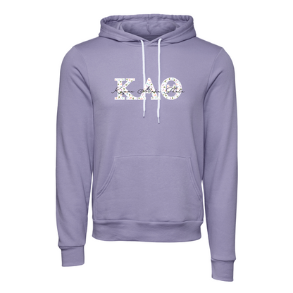 Kappa Alpha Theta Applique Letters Hooded Sweatshirt