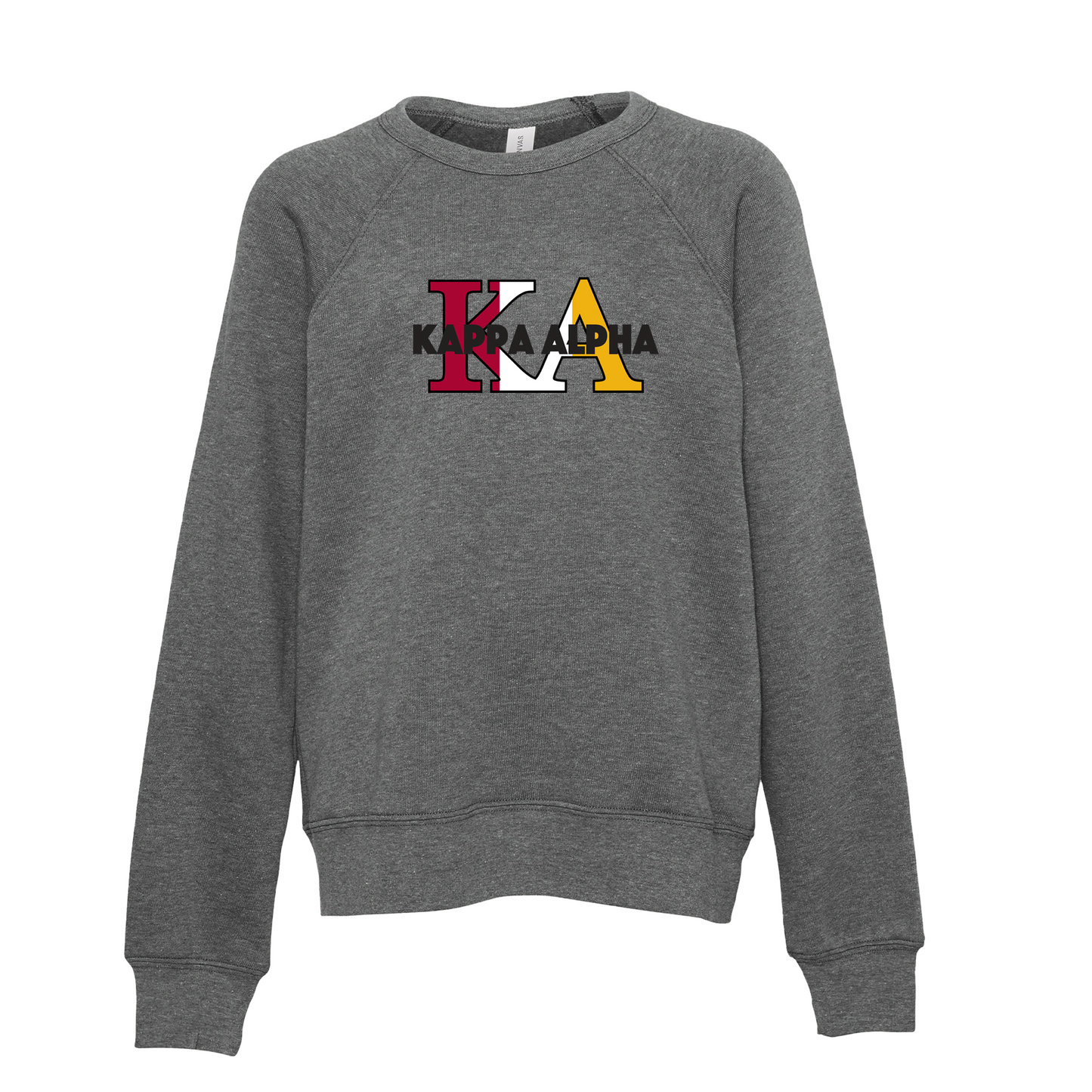 Kappa Alpha Applique Letters Crewneck Sweatshirt