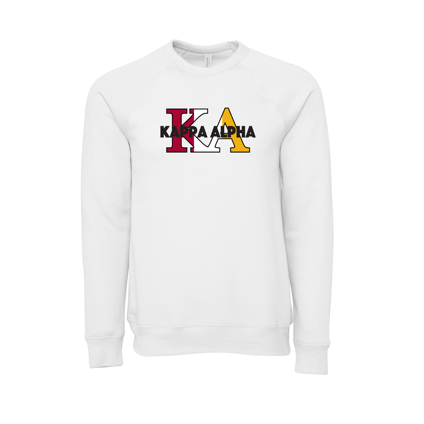 Kappa Alpha Applique Letters Crewneck Sweatshirt