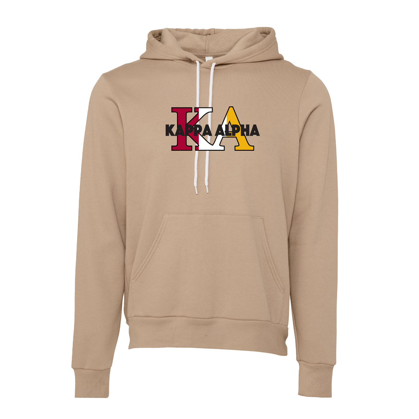 Kappa Alpha Applique Letters Hooded Sweatshirt