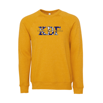 Kappa Beta Gamma Applique Letters Crewneck Sweatshirt