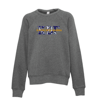 Kappa Beta Gamma Applique Letters Crewneck Sweatshirt