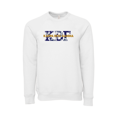 Kappa Beta Gamma Applique Letters Crewneck Sweatshirt
