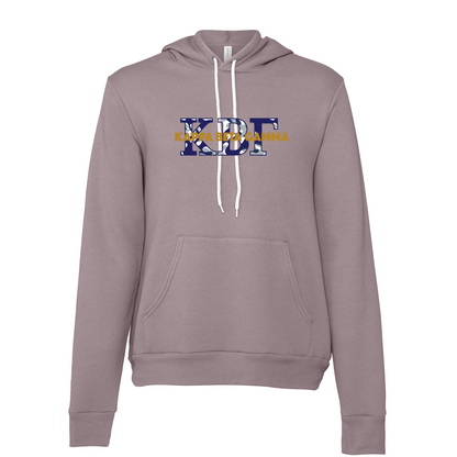 Kappa Beta Gamma Applique Letters Hooded Sweatshirt