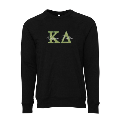 Kappa Delta Applique Letters Crewneck Sweatshirt