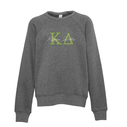 Kappa Delta Applique Letters Crewneck Sweatshirt