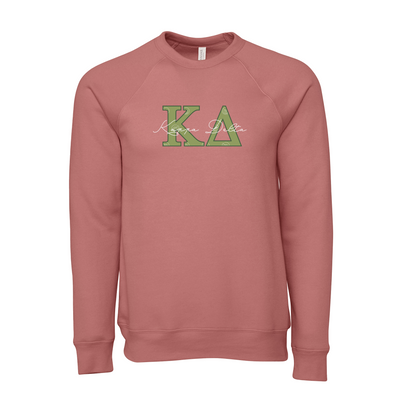 Kappa Delta Applique Letters Crewneck Sweatshirt