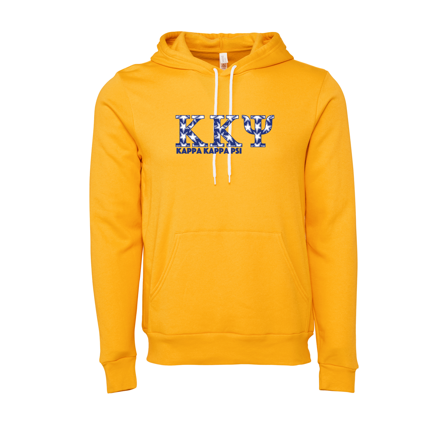 Kappa Kappa Psi Applique Letters Hooded Sweatshirt Greek Graduate