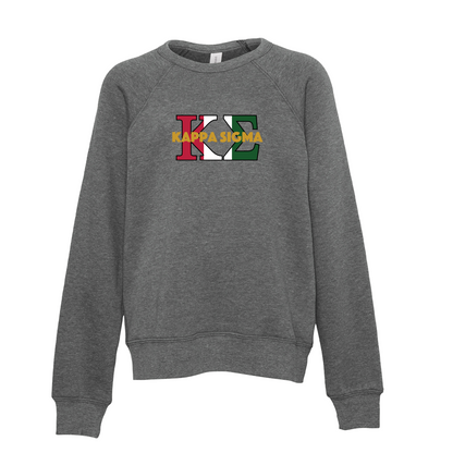 Kappa Sigma Applique Letters Crewneck Sweatshirt