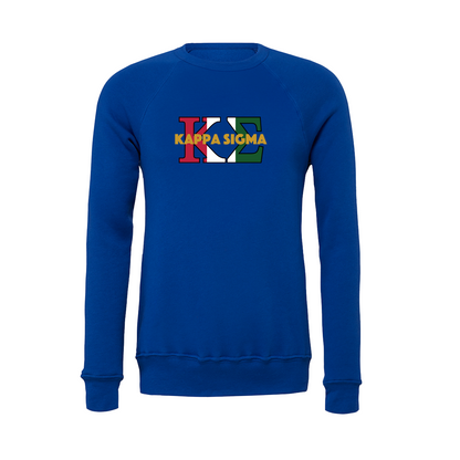 Kappa Sigma Applique Letters Crewneck Sweatshirt