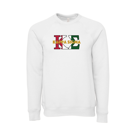 Kappa Sigma Applique Letters Crewneck Sweatshirt