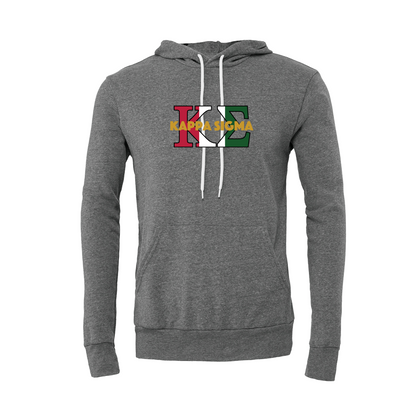 Kappa Sigma Applique Letters Hooded Sweatshirt