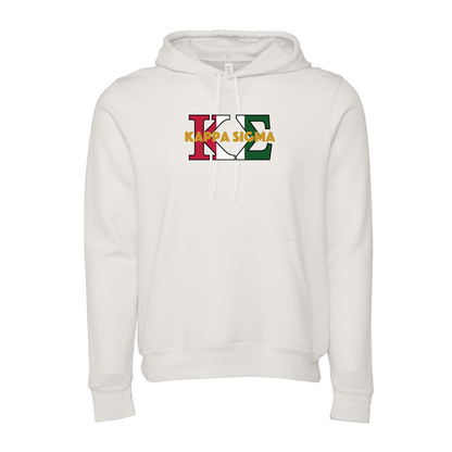 Kappa Sigma Applique Letters Hooded Sweatshirt