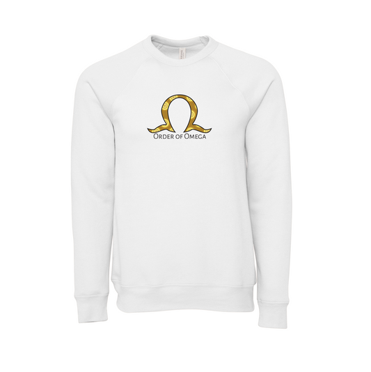 Order of Omega Applique Letters Crewneck Sweatshirt