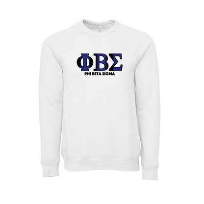 Phi Beta Sigma Applique Letters Crewneck Sweatshirt