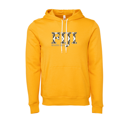 Phi Gamma Delta Applique Letters Hooded Sweatshirt