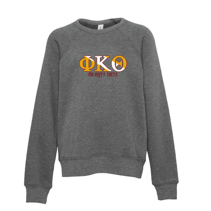 Phi Kappa Theta Applique Letters Crewneck Sweatshirt