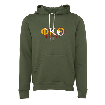 Phi Kappa Theta Applique Letters Hooded Sweatshirt