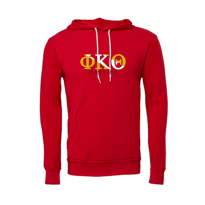 Phi Kappa Theta Applique Letters Hooded Sweatshirt