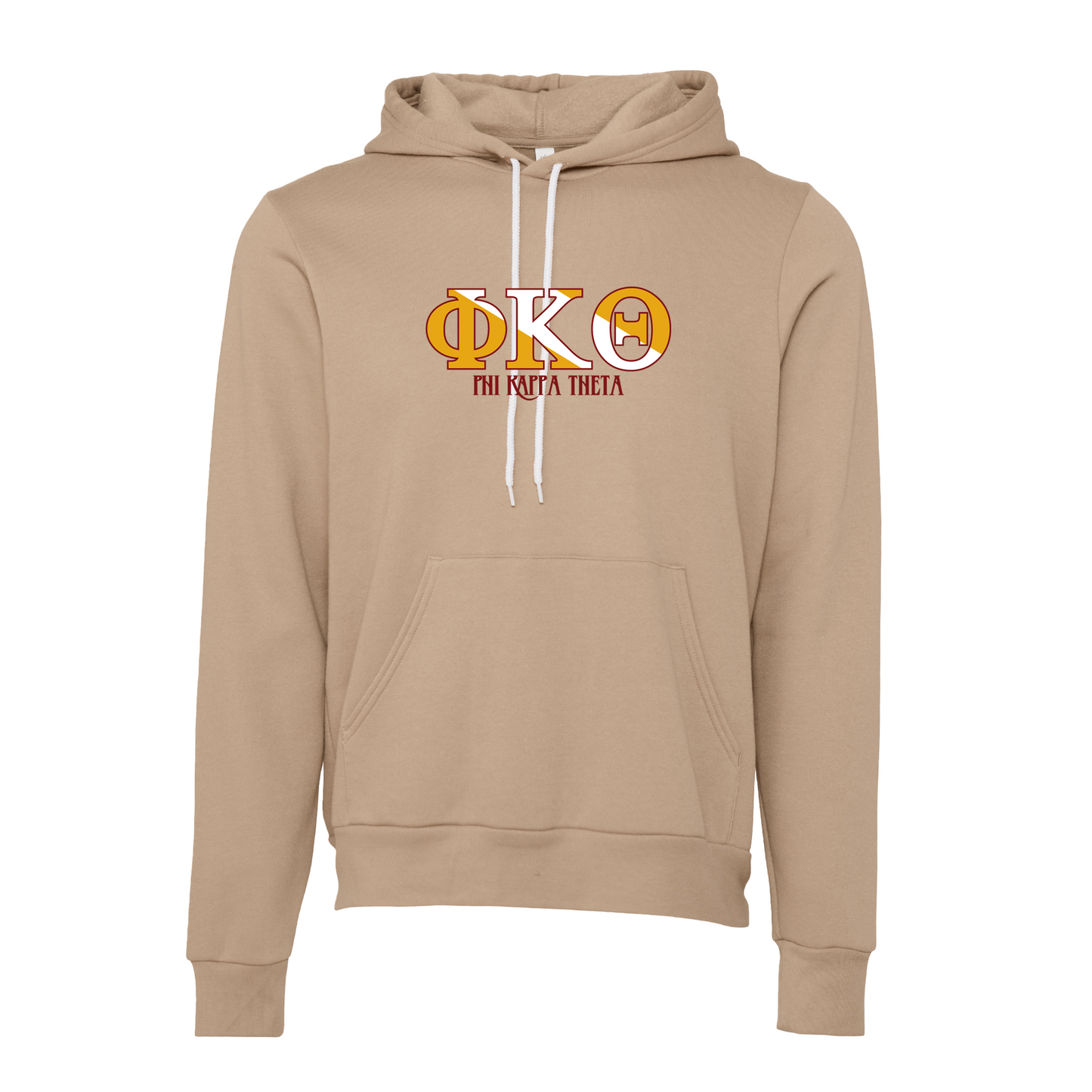Phi Kappa Theta Applique Letters Hooded Sweatshirt