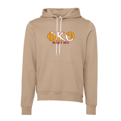 Phi Kappa Theta Applique Letters Hooded Sweatshirt