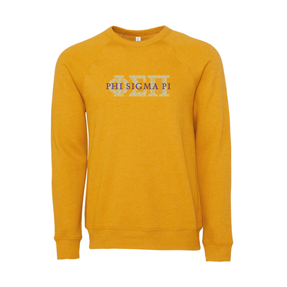 Phi Sigma Pi Applique Letters Crewneck Sweatshirt