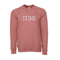 Pi Beta Phi Applique Letters Crewneck Sweatshirt
