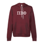 Pi Beta Phi Applique Letters Hooded Sweatshirt