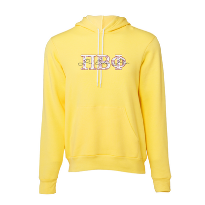 Pi Beta Phi Applique Letters Hooded Sweatshirt