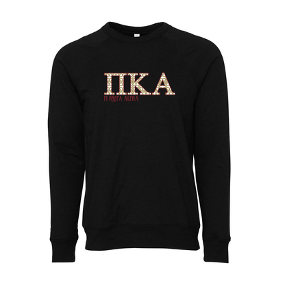 Pi Kappa Alpha Applique Letters Crewneck Sweatshirt