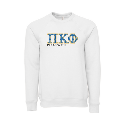 Pi Kappa Phi Applique Letters Crewneck Sweatshirt